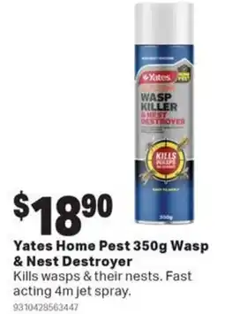 Mitre 10 Yates Home Pest Wasp & Nest Destroyer offer