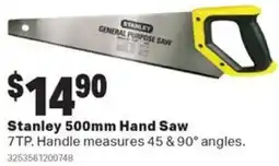 Mitre 10 Stanley Hand Saw offer