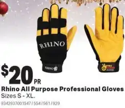 Mitre 10 Rhino All Purpose Professional Gloves offer