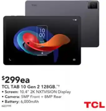 Harvey Norman Tcl tab 10 gen 2 128gb offer