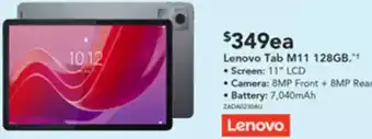 Harvey Norman Lenovo Tab M11 128GB offer