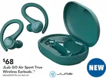 Harvey Norman JLab GO Air Sport True Wireless Earbuds offer