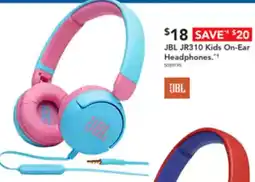 Harvey Norman JBL JR310 Kids On-Ear Headphones offer