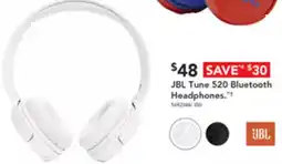 Harvey Norman JBL Tune 520 Bluetooth Headphones offer