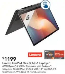 Harvey Norman Lenovo IdeaPad Flex 5i 2-in-1 Laptop offer