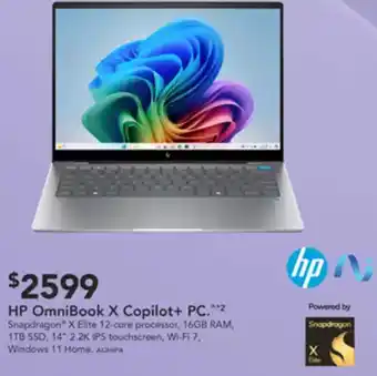 Harvey Norman HP OmniBook X Copilot+ PC offer