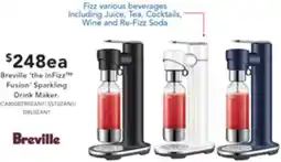 Harvey Norman Breville 'the InFizz Fusion Sparkling Drink Maker offer