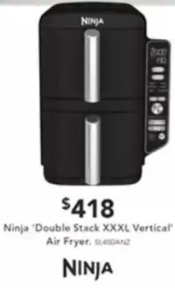 Harvey Norman Ninja ‘Double Stack XXXL Vertical” Air Fryer offer