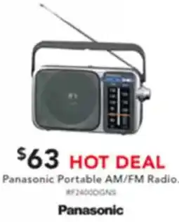 Harvey Norman Panasonic Portable AM/FM Radio offer