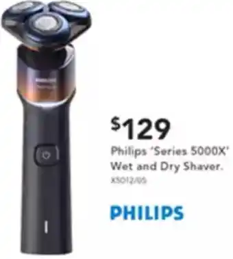 Harvey Norman Philips 'Series 5000x Wet and Dry Shaver offer