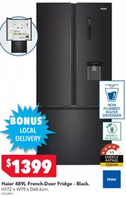 Harvey Norman Haier 489L French-Door Fridge offer