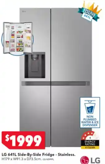 Harvey Norman LG Side-By-Side Fridge offer