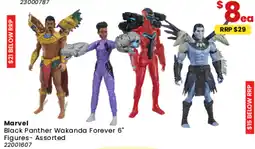 Toymate Marvel Black Panther Wakanda Forever 6* Figures- Assorted offer