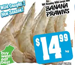 Farmer Jack's Banana prawns offer