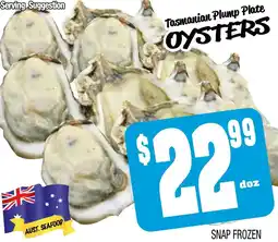 Farmer Jack's Oysters offer