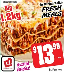 Farmer Jack's Fresh meals offer