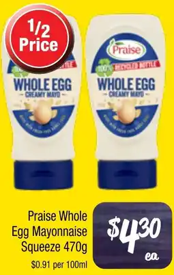 Praise Whole Egg Mayonnaise Squeeze