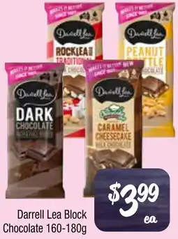 Farmer Jack's Darrell Lea Block Chocolate offer
