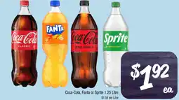 Farmer Jack's Coca-Cola, Fanta or Sprite offer