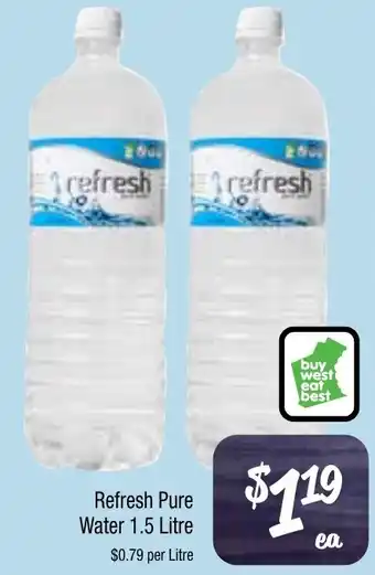 Farmer Jack's Refresh Pure Water offer