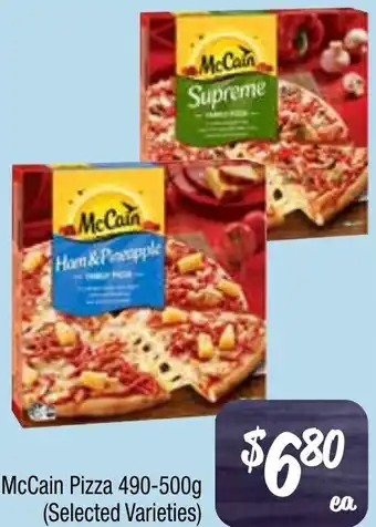 Farmer Jack's McCain Pizza offer