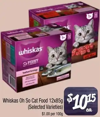 Farmer Jack's Whiskas Oh So Cat Food offer