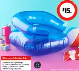 Coles Urbanworx Inflatable Sofa offer