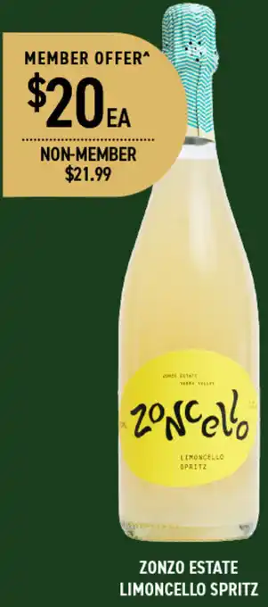 Dan Murphy's Zonzo estate limoncello spritz offer