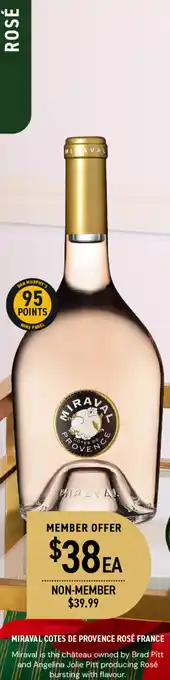 Dan Murphy's Miraval cotes de provence rosé france offer