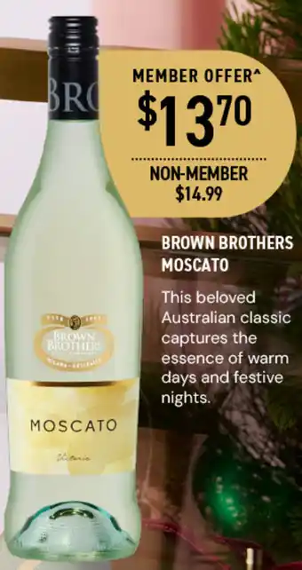 Dan Murphy's Brown brothers moscato offer