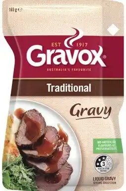 IGA Gravox Gravy or Sauce 165g Selected Varieties offer