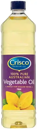 IGA Crisco Vegetable or Canola Oil 750mL offer