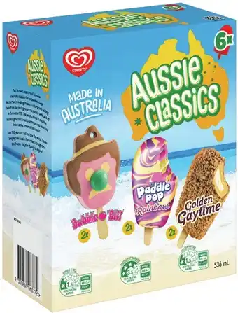 IGA Streets Aussie Classics 6 Pack offer