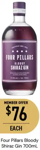 Dan Murphy's Four Pillars Bloody Shiraz Gin offer