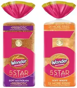 IGA Wonder Bread 5 Star 680g Selected Varieties offer