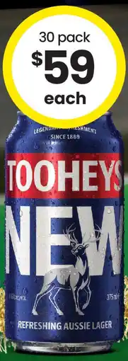 The Bottle O Tooheys New Block Cans offer