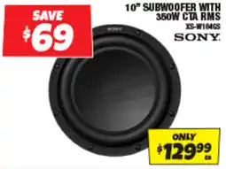 Autobarn 10" subwoofer with 350w cta rms offer