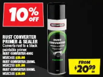 Autobarn Rust converter primer & sealer offer