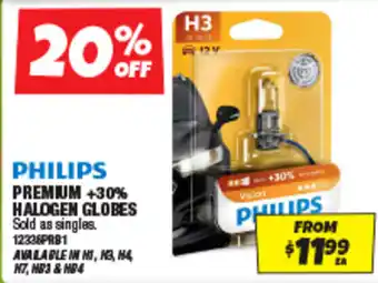 Autobarn Premium +30% halogen globes offer