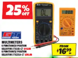 Autobarn Multimeters offer