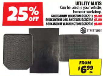 Autobarn Utility mats offer