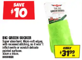 Autobarn Big green sucker offer