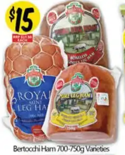 NQR Bertocchi Ham  Varieties offer