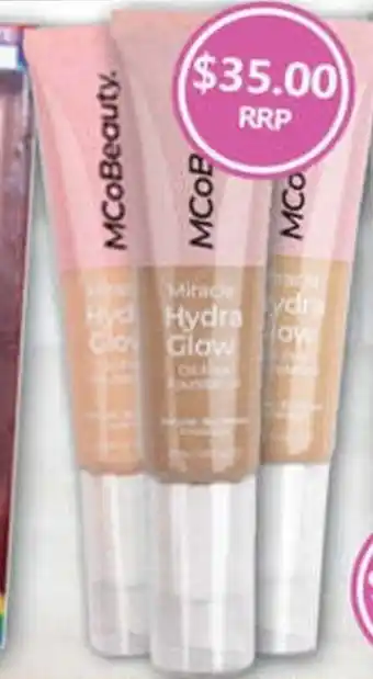 NQR Mirade Hydra Glow Foundation Varieties offer