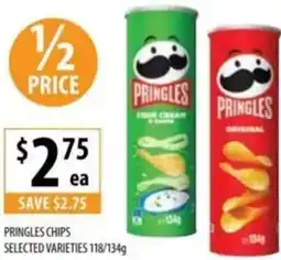 Supabarn Pringles chips selected varieties offer