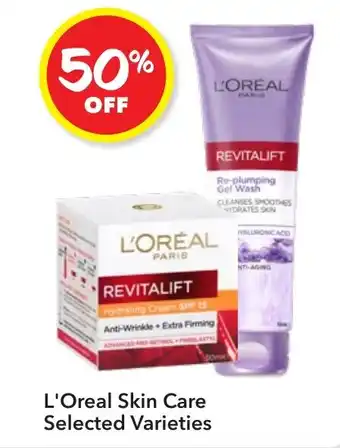 Ritchies L'Oreal Skin Care Selected Varieties offer