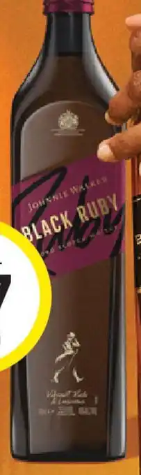 The Bottle O Johnnie Walker Black Ruby offer