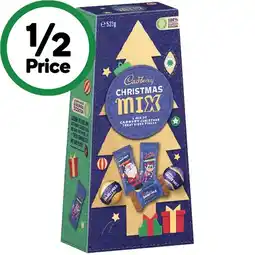 Woolworths Cadbury Christmas Tree Box 522g offer