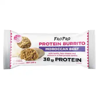 Woolworths FroPro Protein Burrito 245g offer