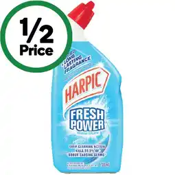 Woolworths Harpic Fresh Power Toilet Gel 700ml offer